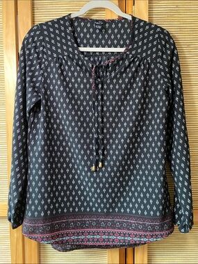 rue 21 Peasant Popover Blouse Sz S
